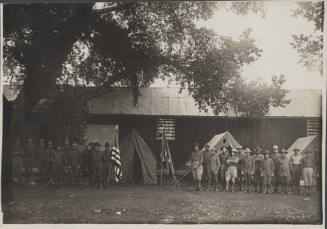 Men standing at Fort Huachuca