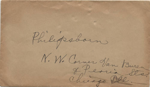 Envelope to Philpsborn