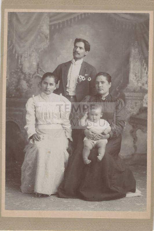Family portrait given to Magdalena Gonzales (Sigala) by Conzuela de la Pacion