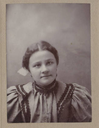 Portrait of Jula Wolven, a friend of Magdalina Sigala