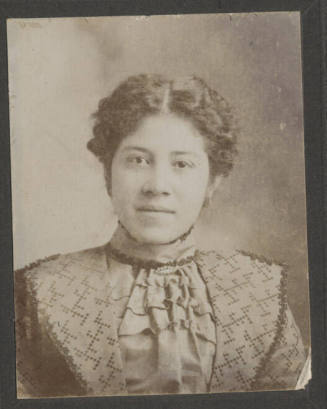 Head pose of a young woman