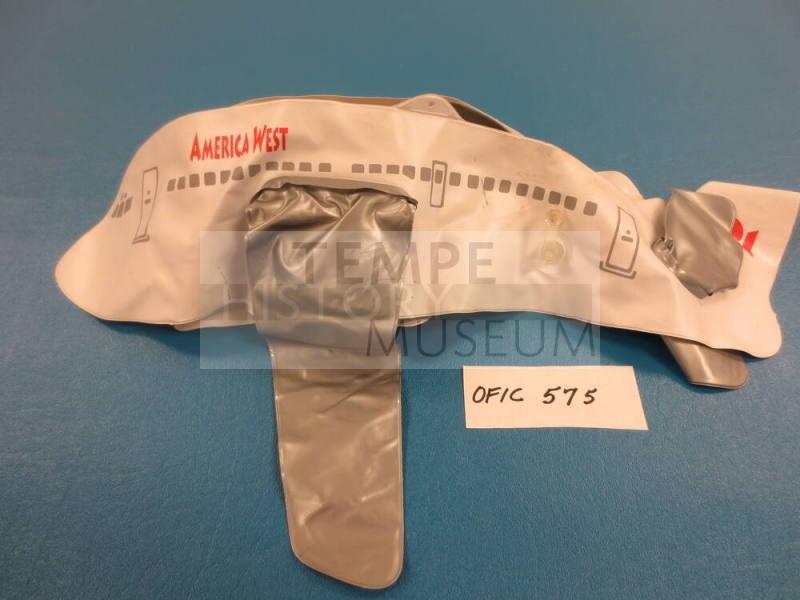 America West Rubber Balloon Airplane