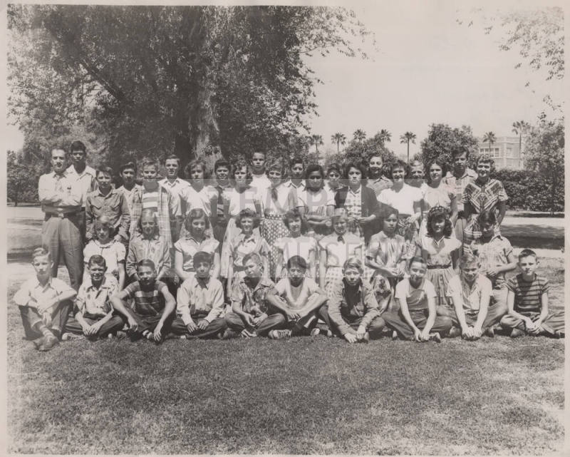 8x10 class photo, Tempe Grammar School