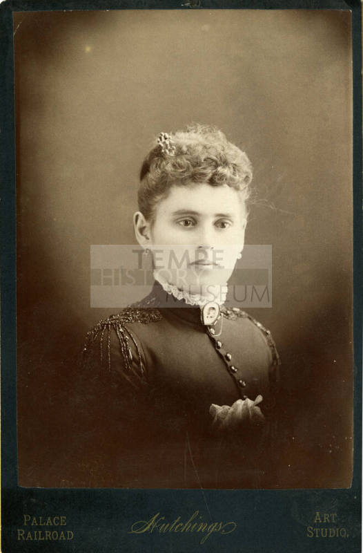 Portrait of Talitha Ridman Ridenour, WCTU