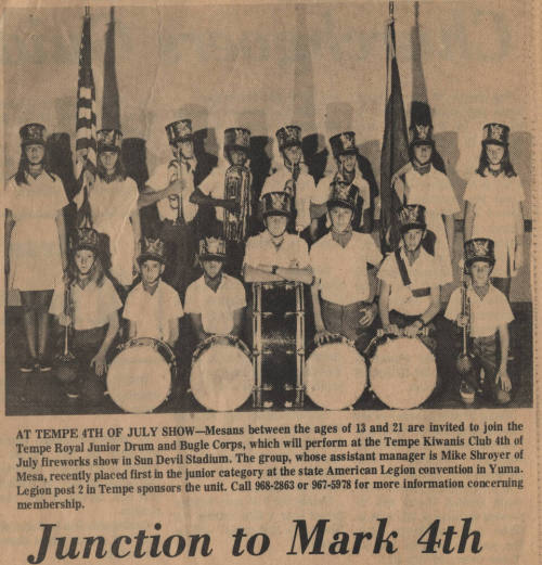 News photo of Tempe Royal Drum & Bugle Corps