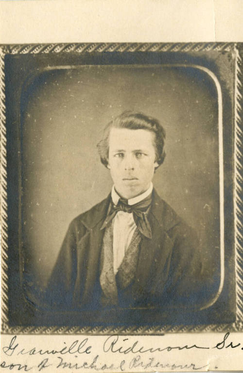 Portrait of Granville Ridenour Senior