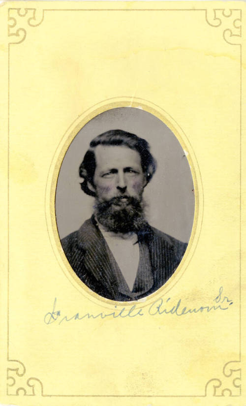 Portrait of Granville Ridenour Senior