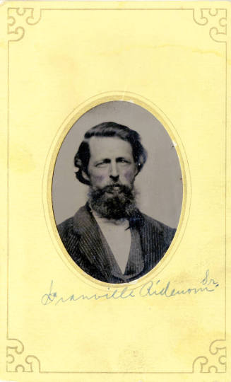 Portrait of Granville Ridenour Senior