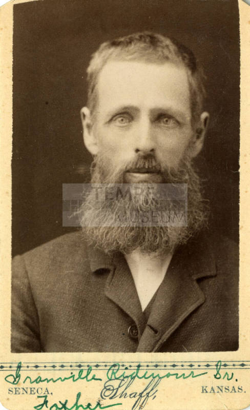 Portrait of Granville Ridenour Senior, father
