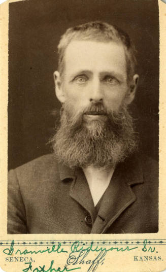 Portrait of Granville Ridenour Senior, father