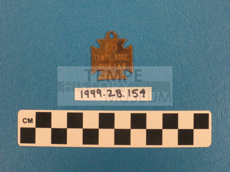Tempe Dog Tax 1919 #60 tag