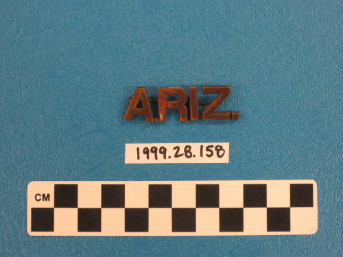 Uniform Collar Pin "ARIZ" Guard
