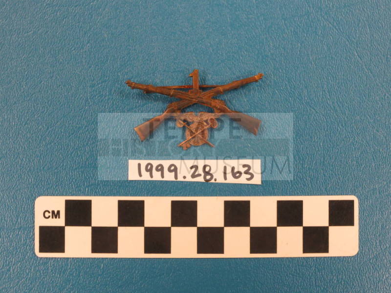 First Infantry Regiment Quartermaster Collar Pin AZ Guard