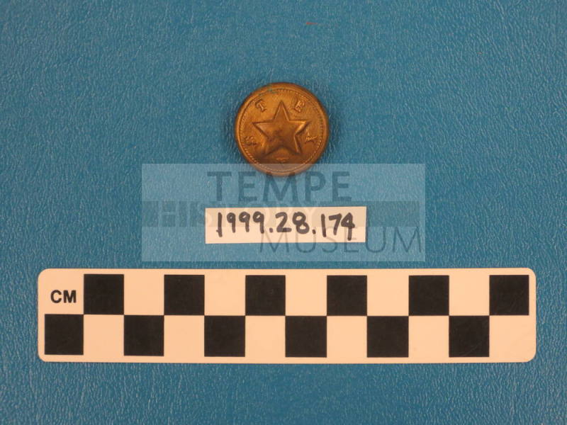 Texas Military Button