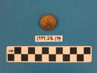 Texas Military Button