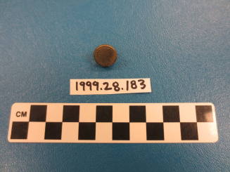 Pin (possibly a tie tac or lapel pin)