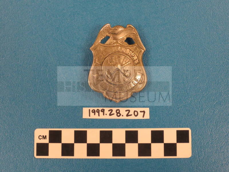 Tempe Voluntary Fire Department No. 1 badge
