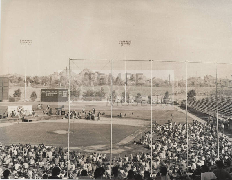 Concert at Phoenix Municipal Stadium