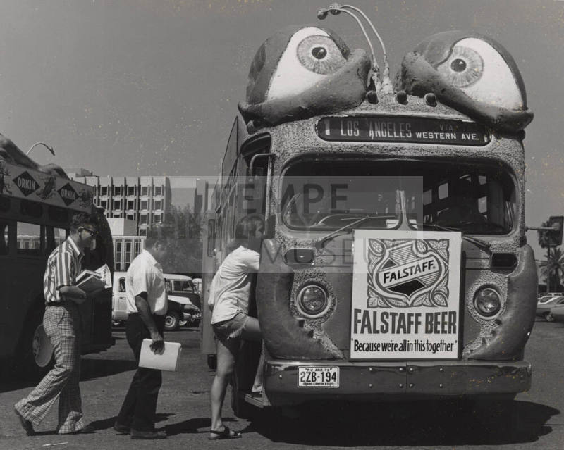 People Getting on the "Bug Bus"