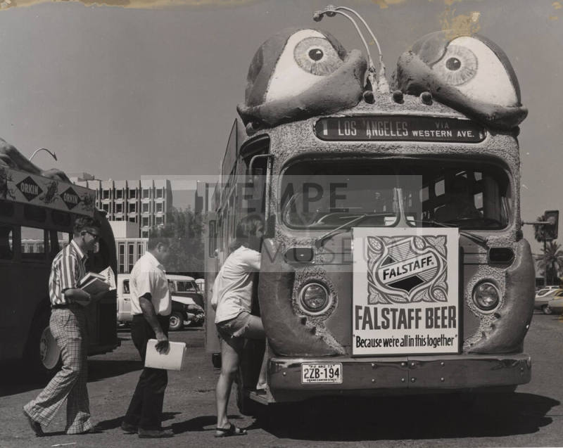 People Getting on the "Bug Bus"