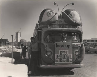 Person Exiting the "Bug Bus"