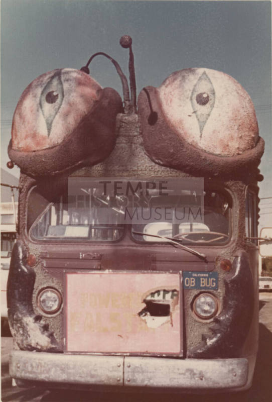 Front of Damaged Bus