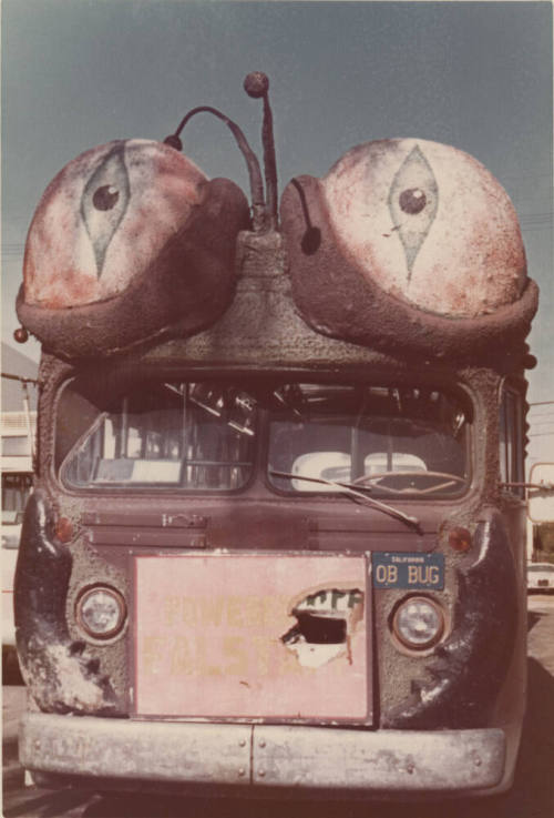 Front of Damaged Bus