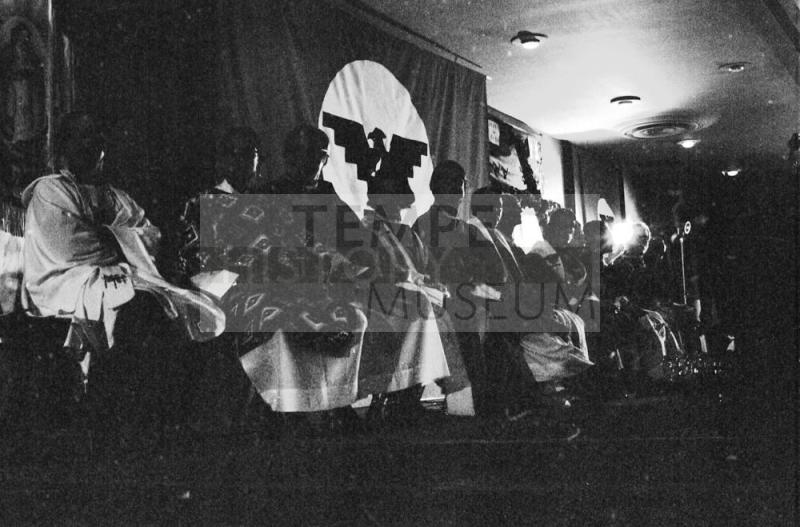 United Farm Workers Flag and Priests