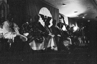 United Farm Workers Flag and Priests