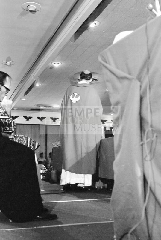 Priest at Chavez Fast Break Mass