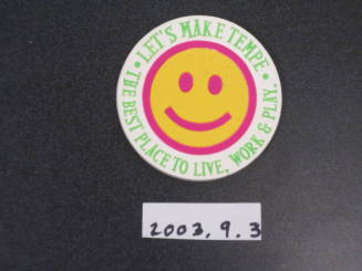 Magnet "Let's make Tempe the Best place to live, work & play"
