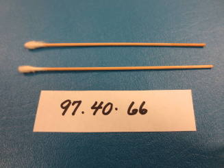 Swabs, cotton