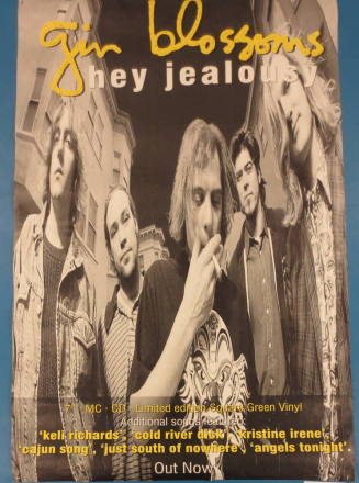 Gin Blossoms Poster- Hey Jealousy
