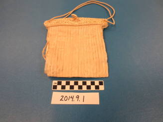 Pleated Satin and Celluloid Purse
