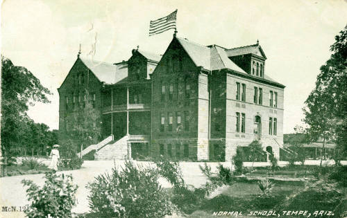 Postcard of Normal School, Tempe, Arizona (McN.12)