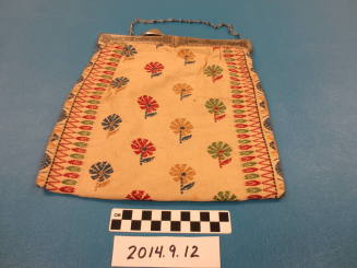 Beige Cloth Purse