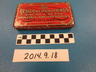"Resilient Mainsprings" Tin Box