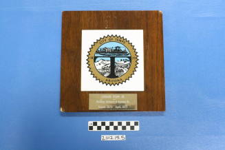 City of Tempe Plaque Presented to Leonard Staff, Jr.