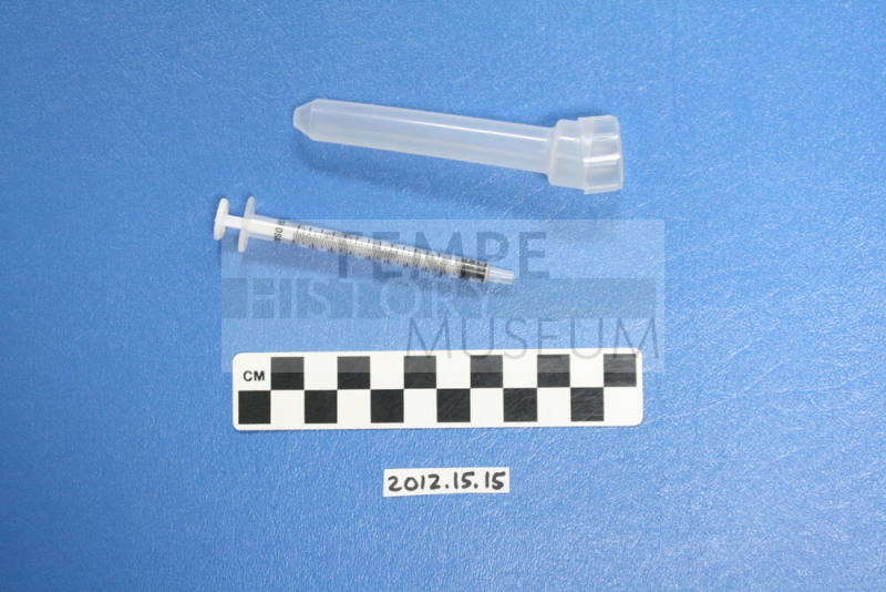 Syringe in Plastic Case