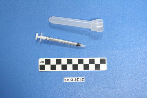 Syringe in Plastic Case