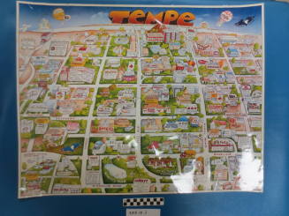 Cartoon Map of Tempe