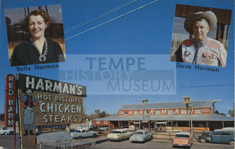Harman Ranch Restaurant Postcard