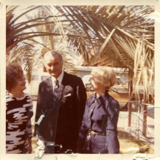 Marjorie Arthen, Lyndon B. Johnson, and Vera Boone