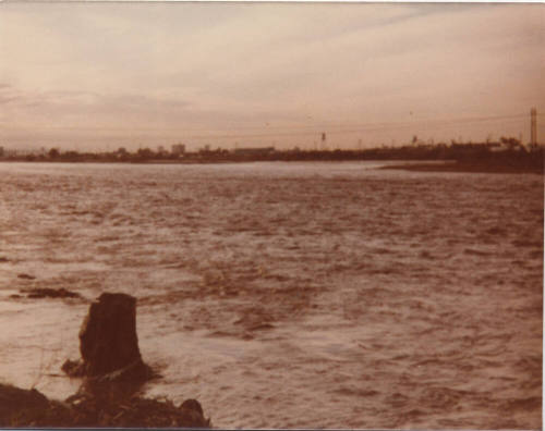 Flooded Salt River Feb. 1980