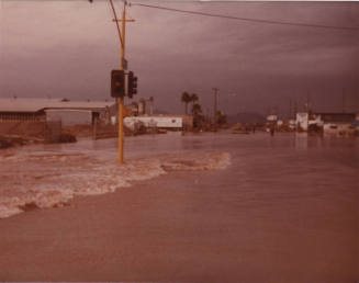 1980 Flood Over University and Priest