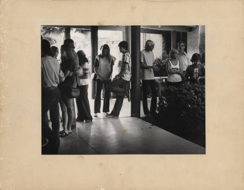 Tempe High Students In Line Outside
