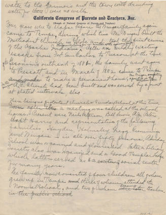 Account of the Travels of John Winger and Family