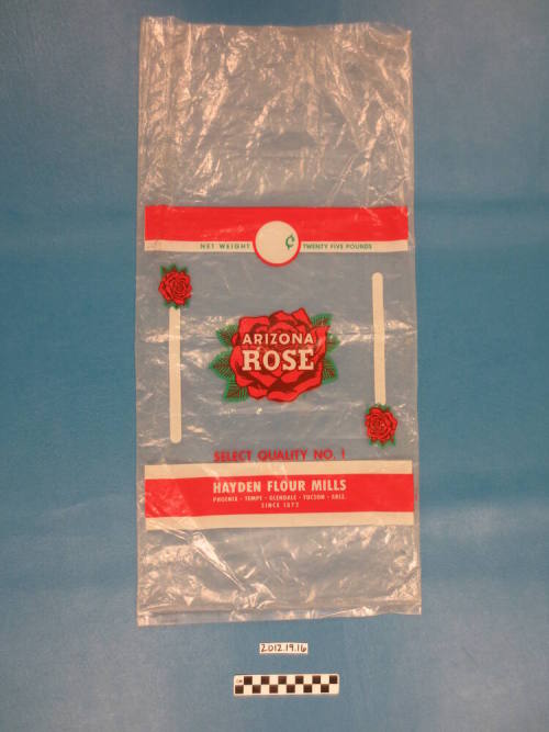 Hayden Mills Red Rose Flour Sack