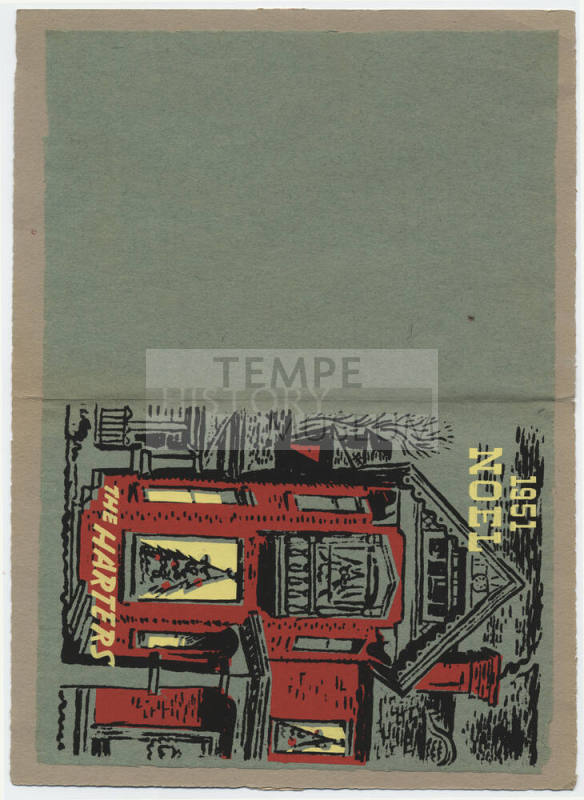 Petersen House Christmas Card - 1951 Noel