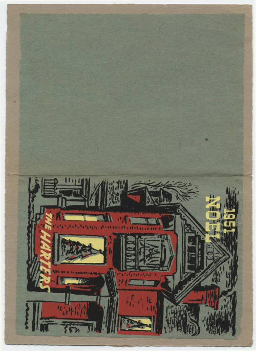 Petersen House Christmas Card - 1951 Noel